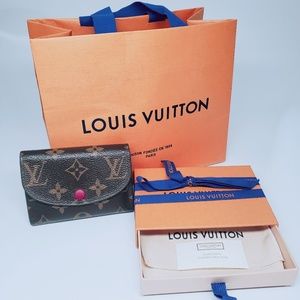 💯 AUTH LOUIS VUITTON Monogram Rosalie Coin Purse